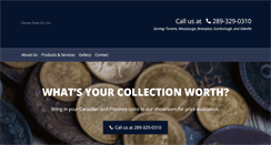 Desktop Screenshot of centurystampsandcoins.ca